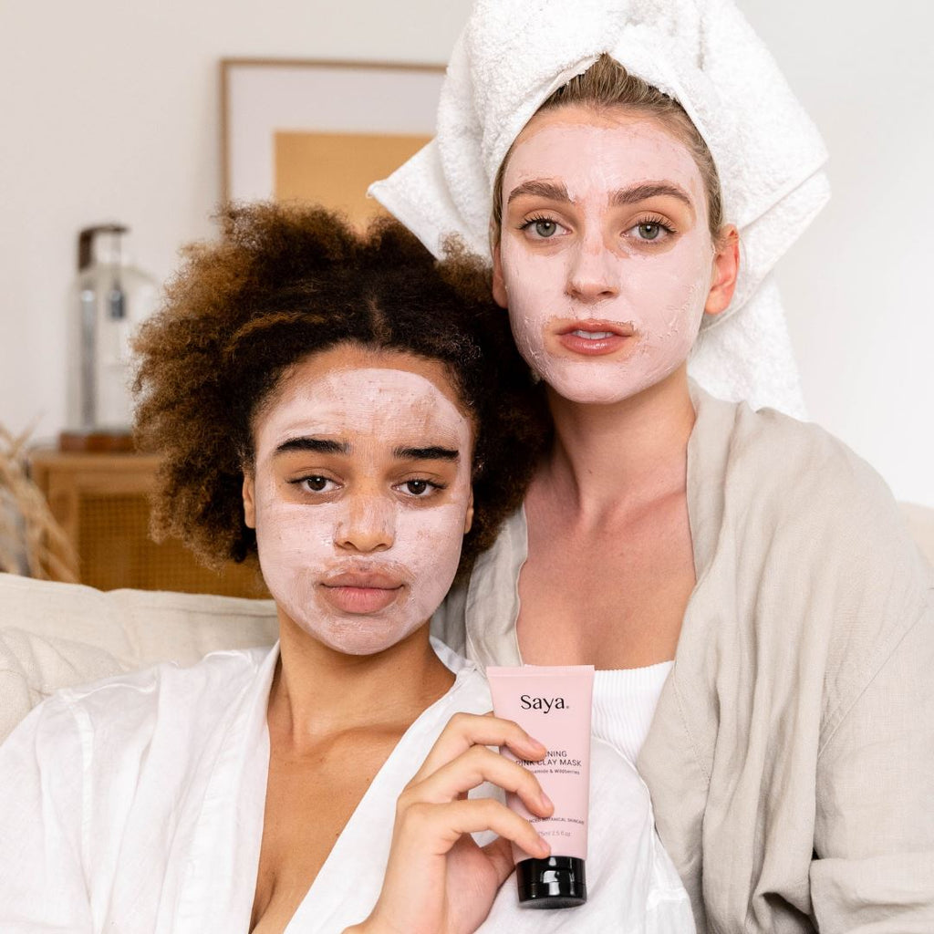 Saya®’s Pink Clay Mask: A True Multitasker