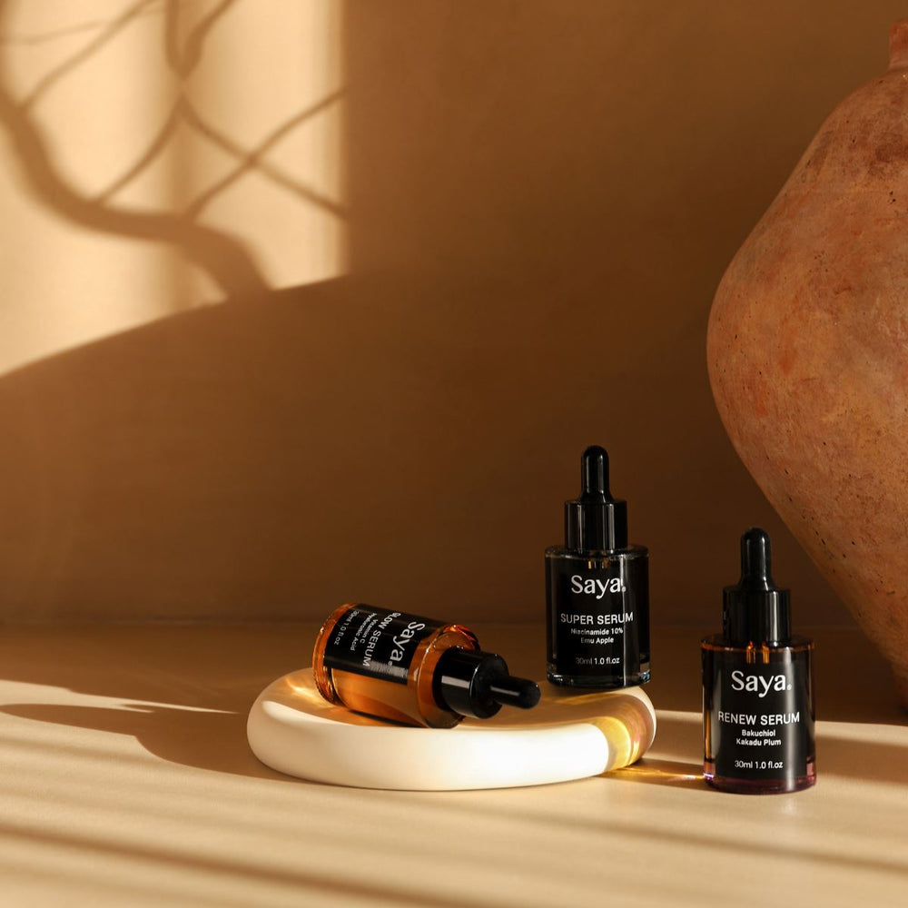 A Guide to Layering Serums with Saya Skincare