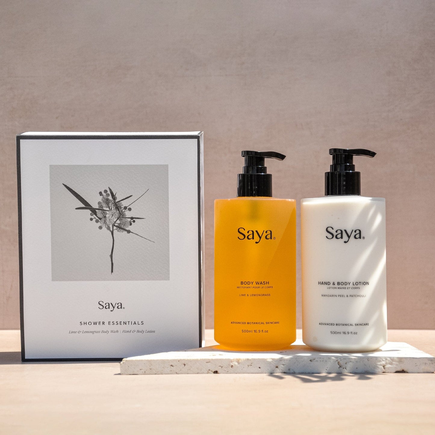 Shower Essentials Christmas | Limited Edition Gift Box Bundles & Sets Saya® Skincare 